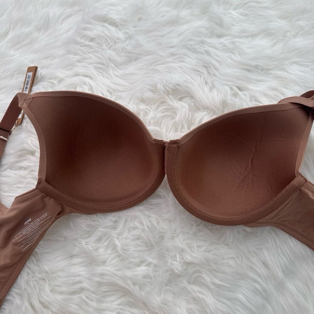 Skims Smoothing Intimates Full Coverage Lightly Lined Bra Sienna Size 34D - Picture 7 of 8